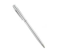 MURVE 100Pcs/Lot New Slim Metal Ballpoint Pens Rose Gold Silver Advertising School Office Supplies Free Customized Logo(Silver,Black)