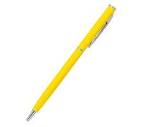 MURVE 20-200 Pens Metal Ballpoint Pens Rose Gold Free Custom Logo Advertising Lettering Engraved Name School Office Supplies Gifts(Yellow,50pcs Pens)