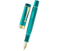 MURVE Acrylic Fountain Pen Beautiful Green Gift Pen EF/F/M with Converter Writing Office School Supplies Stationery(Peacock Blue,EF)