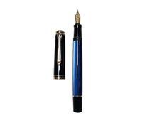 MURVE Acrylic Piston Fountain Pen Soft Smooth No.5 Nib Inking Applicable For Pelikan M400/405 Students Writing Gift Pen(B,Schmidt EF(0.4mm))