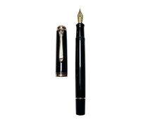 MURVE Acrylic Piston Fountain Pen Soft Smooth No.5 Nib Inking Applicable For Pelikan M400/405 Students Writing Gift Pen(C,Schmidt EF(0.4mm))