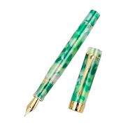 MURVE Classic Gold Arrow Clip Fountain Pen for Writing Luxury Executive Ink Pens M/F/EF Nib Office Stationery Supplies(10,EF(0.38-0.5MM))