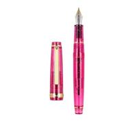 MURVE Fountain Pen Color Match Dip in Water Glass Nib Stationery Office School Supplies Ink Pens Cute Fountain Pen(Plum,Bent)