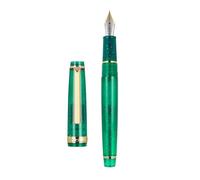 MURVE Fountain Pen Transparency Plastic Spin Pen Popular EF F M NIB Business Office School Supplies Writing Stationery(Light Grey,Bent)