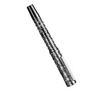 MURVE Fountain Pen with EF/F Soft Iridium Nib Screw Cap Writing Office supplies Student Stationery Retro hollow out pens(Black with wrench,EF)