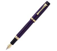 MURVE Noble Purple Fountain Pen Medium Nib 0.7mm with Converter Metal Luxurious Ink Pens for Office,business,home,school