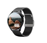 MURVE Smart Watch Bluetooth Call Information Reminder Steps Calories Tracking Heart Rate Monitoring Round Smart Watch(BlackMLBK)