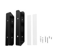 MURYE 1.8cm Thick Universals Under Desk Metal Laptop Mount with Anti-scratch Hidden Docking Station Holder - Acrylic Tray for Keyboard Tablet