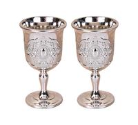 MURYE 2pcs Golden Goblet Small Chalice Decoration Medieval Gifts Classy Goblets Vintage Shot Glasses Chalice for Communion, Christmas and Anniversary