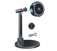 MURYE 360 Degree Rotating Desktop Smartphone Stand Holder 3 Levels Coolers Bracket Semiconductor Cooling Phone Holder Bracket