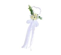 MURYE Children Fairies Wand for Wedding Ceremony Handheld Silk Flower Wand with Heart Shape Design for Flower Girls Special Event Ceremony Wand