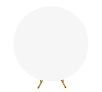 MURYE Elegant Polyester Round Covers For Wedding And Party Decoration Backdrop Covers With Elastic Bands And Buckles Celebration Party Supply
