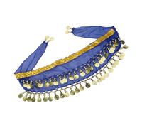 MURYE Glittering Corgy Party Belly Dance Skirt Sparkling Sequined Dancing Costume Adjustable Dance Dog Costume Pet Waist Chain