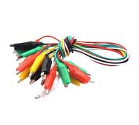 MURYE Pack Of 10 Laboratory Leads Mixed Size Alligators Clip 5 Distinct Color Enhancing Electrical Tool Clip Leads