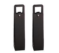 MURYE Set of 2 Leather Wine Bottle Organizers Reusable Gift Bag for Enthusiasts Elegant Champagne Holder Party Supply Transport Bag