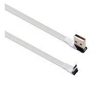 MURYE USB to USB 5Pin Flat Charging Cable Flat Wire Supports Charging Fast Data Transfer Cable for Phone Laptop Camera
