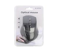 Gembird MUS-4B-02 mouse Right-hand USB Optical 1200 DPI