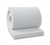 MUSA High Density Upholstery Foam Cut to Size Stool Chair Seat Cushions - 150 x 60 x 7.5CM, White
