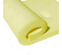 MUSA MUSA High Density Upholstery Foam Sheet Cut to Any Size Replacement Sofa Cushion Size seat pad Seating Dinning Seat Stool Chair Foam Seat Padding (Memory Foam, 10" X 10" X 1"IN)