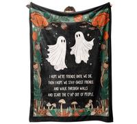musaecoin Friendship Gifts for Women or Men, Best Friend Birthday Gifts Blanket, Funny Gifts for Best Friend, Ghost Friend Blanket for Christmas Halloween 60"x50"