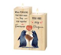 musaecoin Gifts for Him/Her, Anniversary Wedding Gifts for Men or Women- Heart Shaped Candle Holders, Valentines Day Romantic Gifts for Couple Boyfriend Girlfriend Wife Husband