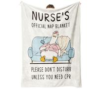 musaecoin Nurse Gifts for Women/Men- Soft Flannel Throw Nurse Blanket