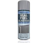 MUSAN Cast Iron Effect Radiator Spray 400ml - Metal Quick Drying Durable Finisher - Premium Quality Interior & Exterior Household Use - Aerosol Spray apply for Wood Metal (Grey Cast Iron Effect)