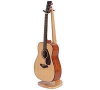 Musbeat Guitar Stand for Acoustic Guitar, Handmade Wooden Guitar Stand, Red Oak Guitar Stand for Electric Bass, Mandolin, Banjo, Hanging Guitar Stand