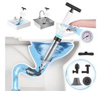 musbus Toilet Plunger, Heavy Duty Bathroom Plungers, Toilet Plunger For Unclogging, High Pressure Toilet Plunger, Tool