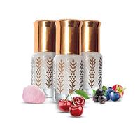 Musc Tahara Aromatisé Pack Barbe à Papa Cerise Fruits Rouges Ajmal As Safar® lot de 3 Musc Blanc intime 3ml