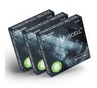 MUSCELL Electric Guitar Strings Handmade Nickel Plated Hex Steel Colorful Ball End-3 Packs-6 String-Regular 10-46