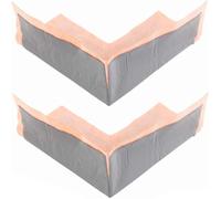 Muschbath 2 Pack Inside Waterproof Membrane with Glue, Waterproofing Membrane Seamlessly Fits the Corner, for Bathroom Shower Steam Room Toilet Kitchen