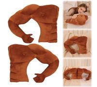 Muscle Arm Pillow,Boyfriend Arm Body Pillow Bed Sofa Cushion Arms Snuggle Throw Cushion Cute Plush Pillows Cosy and Soft Decorative Boyfriend Pillows Men Muscle Arms Plush Home Decoration (L-45 * 30)