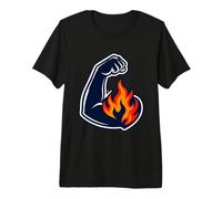 Muscle Burn Digital Art Premium T-Shirt