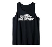 Muscle Car Burnout - Classic Burning Rubber Vintage Hot Rod Tank Top