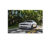 Muscle Car Poster Challenger SRT Hellcat Speed And Power Automotive Dynamics Decorative Canvas Family Bedroom Artwork Picture Painting 20x30inch(50x75cm)