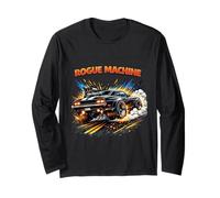 Muscle Car Street Power Racing Engine Artwork Long Sleeve T-Shirt