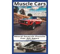 Muscle Cars: Word Search Puzzle Book About Cars, And More | 110 pages, 55 puzzles, 6x9"