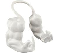 Muscle Cat Hulks Arms, 3D Printed Cat's Neck Arms with Muscle, Superhero Cosplay for Kitten Cat Birthday Party Supplies Halloween Costume Accessories(White Finger)