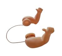 Muscle Chicken Arms Toy, Funny Fighting Artificial Arms for Chickens, Novelty Prank Costume Accessory for Rooster Hens, Gag Gift for Pet Chicken Lovers-thumbs up