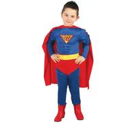 Muscle Hero Costume for Children Child Ages 10-12 (XL), Height 132-148cm