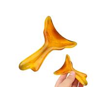 Muscle Image Deer Massagers, Ergonomic Fish Tail Face Massage Tool for Spa Practice, Deep Fascia Reliefs with Resin Build, Skin Lifting Can Massage Tools for Back, Abdomen, Shoulders