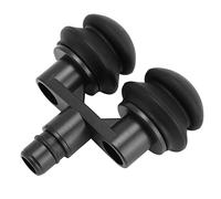 Muscle Massage Gun Head, 18mm Double Gas Cushion Fascia Massager Head with Soft Silicone Muscle Relaxant Accessories Gas Cushion Massage Guns Replacement Head