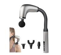 Muscle Massage Gun Pro for Back Pain, U-Shaped Long Handle for Self Use, 9 Speed Deep Tissue Percussion Massager with Brushless Motor, Quiet Handheld Massager Gifts for Mum Dad (Silicone)