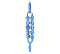 Muscle Massage Roller - Handheld Foam Massager | 10 Wheel Body Roller, Portable Manual Massage Relaxer, Handheld Personal Massager for Athletes, Yoga