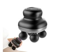 Muscle Massager Device, 4 Heads Massage Tool, 9-Speed Power Settings, Handheld Portable Design, Great for Hip Waist Leg Shoulder Elbow Chiropractic Relief, 5.51x4.61x4.61 Inches