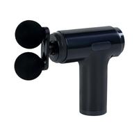 Muscle Massager, Shoulder Massager, 4 Massage Heads, Electric Handheld Device, Quiet Operations, Portable Design, Ideal for Athletes, Fitness, Training, Home, Travel, Black Color
