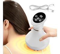 Muscle Massager | Vibrating Cordless Heating Massager | Handheld Massage Machine | for Women Men Husband Wife Back Neck Arm Leg Abdominal Shoulder