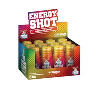 Muscle Moose - Moose Juice Energy Shots | Caffeine Drink, BCAA & B Vitamins, Zero Sugar, Aspartame-free, Rainbow Candy, 60ml (12 Shots)