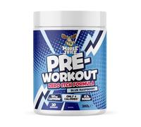 Muscle Moose Zero Itch Pre-Workout Powder, Blue Raspberry, 280 g